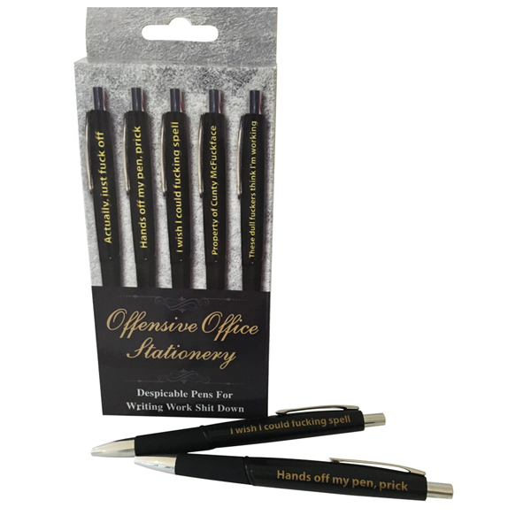 Offensive Office Pen Set - Funky Gifts NZ