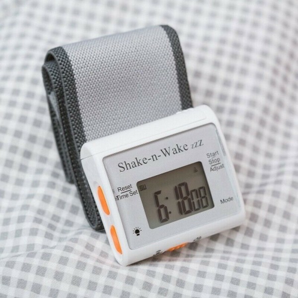 Clock Wristband Shake N Wake Vibrating Wrist Watch Alarm Shake 'N' Wake  Alarm Clock Gadgets, Gifts