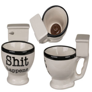 Shit Happens Toilet Mug