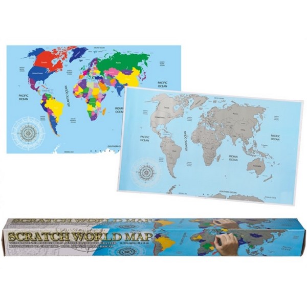 World Scratch Map - Gadgets, Gifts and Games